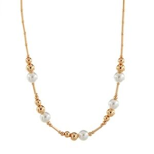 Pearl & Ball Bar Choker